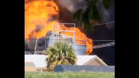 Huge Chemical Plant Fire In Brunswick, Georgia