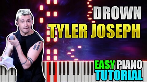 Drown - Tyler Joseph | Easy Piano tutorial