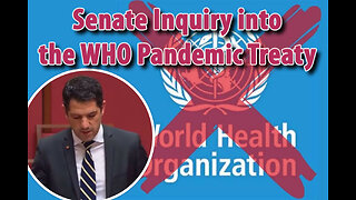 WHO Pandemic Treaty Debate [Senator Alex Antic]