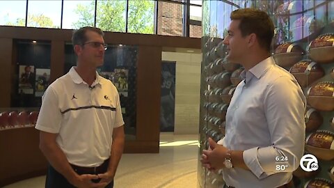 Harbaugh talks one-on-one about Michigan football changes, naming McNamara starting QB