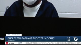 Suspected Gaslamp shooter pleads not guilty