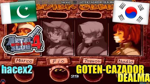 Metal Slug 4 (hacex2 and GOTEN-CAZADOR_DEALMA) [Pakistan and South Korea]