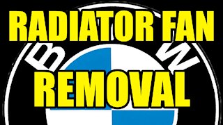 BMW Electric Cooling Fan Removal E46 / 3 series