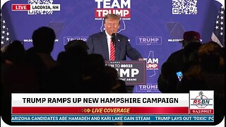 FULL SPEECH: President Trump Delivers Remarks in Laconia, New Hampshire - 1/22/24