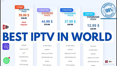 Top iptv subscription in the world