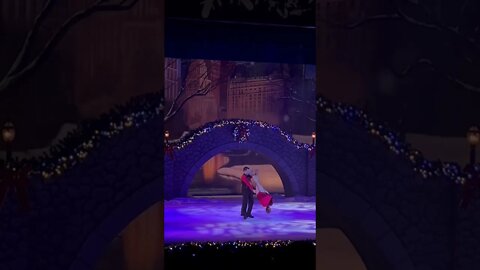 Christmas on Ice ❄️ #christmasonice #shorts #buschgardens #christmasshow #iceskating #christmassongs