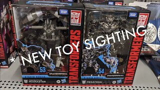 Transformers Studio Series MIXMASTER (#53) AND MEGATRON (#54) Voyager Figures *New Toy Sighting*