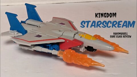 Kingdom STARSCREAM Core Class Transformers War For Cybertron Review by Rodimusbill (Wave 2)