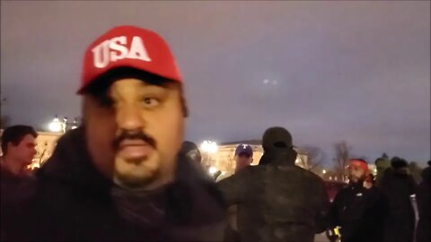 Trump Wild Rally Washington DC: Louie Bee’s Question To The Black Israelites January 6th, 2021