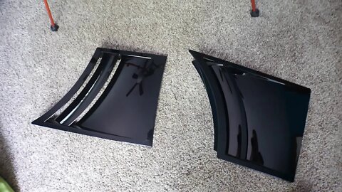 MMD S197 Mustang FENDER Vents - 2005-2009 Painted