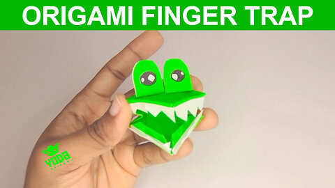 Origami Finger Trap - Easy And Step By Step Tutorial