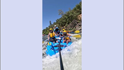 Whitewater Rafting via BOUNCING ROCK (Class II rapid)