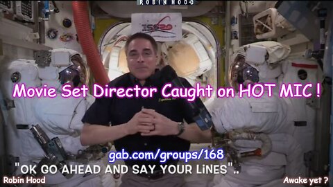 Nasa Fakery - Movie Set Director Caught on HOT MIC !