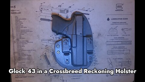 Glock 43 in a Crossbreed Reckoning Holster