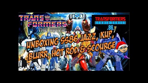 Transformers Studio Series 86 Jazz, Kup, Blurr, Hot Rod & Scourge Unboxing