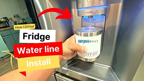 Fridge Water Line Install | My Fixer Upper Vlog Ep 21