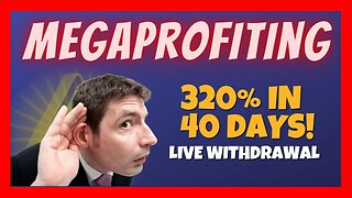 MegaProfiting Live Instant Withdrawal ⏰ 8% Daily For 40 Days 🤯 320% Total Return 🚨