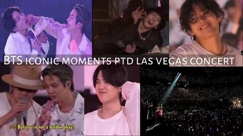 BTS iconic moments PTD las vegas concert day - 4 /cute & funny 😂/what's your favourite moments Army💜