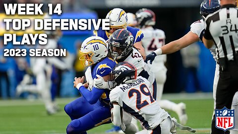 Top defensive plays | Week 14