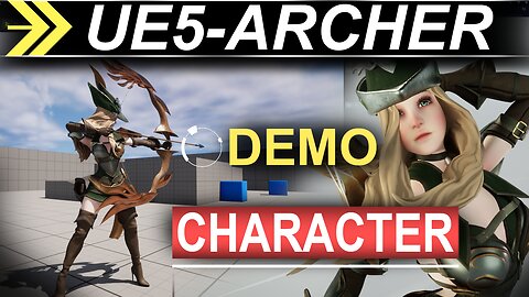 Unreal5: Archer Demo Character (AVAILABLE)