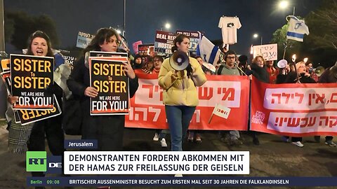 Israel: Demonstranten fordern Abkommen mit Hamas zur Freilassung der Geiseln