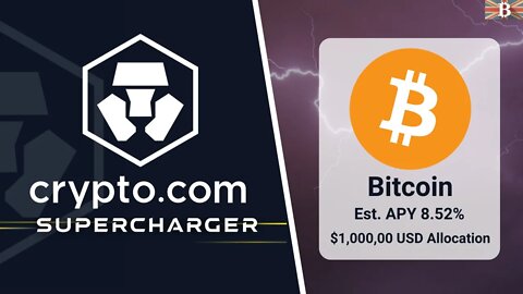 Crypto.com Supercharger Bitcoin Event: Stake CRO & Earn BTC (8.52% APY)
