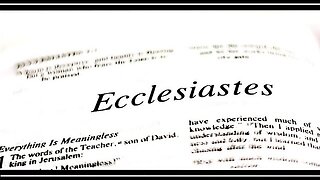 ECCLESIASTES CHAPTER 4