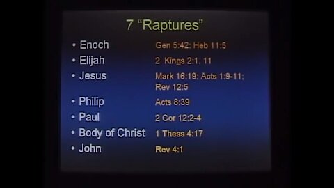 THE RAPTURE - CHUCK MISSLER - SESION 1!!