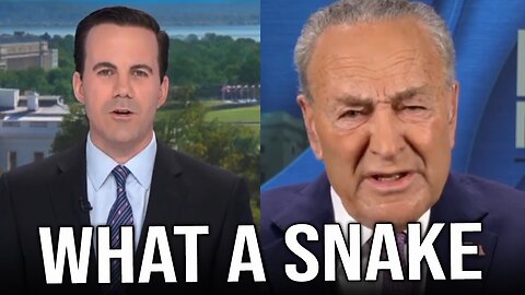 Schumer COMPLETELY DODGES multiple questions on whether he PRIVATELY PRESSURED Biden to QUIT race
