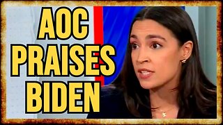 AOC PRAISES Biden's Record and Competency in CRINGE Interview