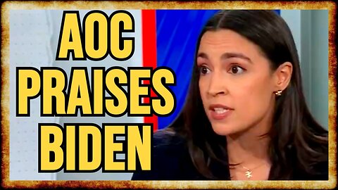 AOC PRAISES Biden's Record and Competency in CRINGE Interview