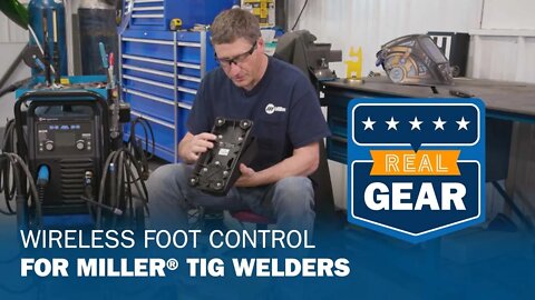 Wireless Foot Control for Miller TIG Welders (Real Gear)