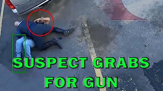 Bystander Assists Cop During Struggle With Gun On Video - LEO Round Table S08E140