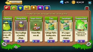 PvZ 2 - Version 6.6.1 - Costume Shop