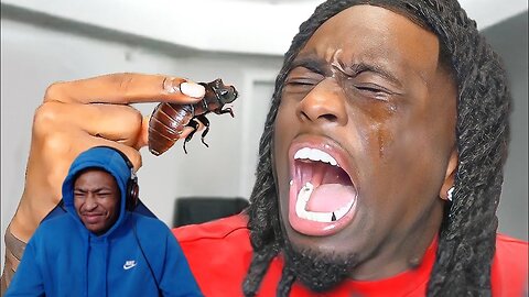 Kai Cenat EATS A HOOD COCKROACH Live on Stream 🤢... #cockroach #hood