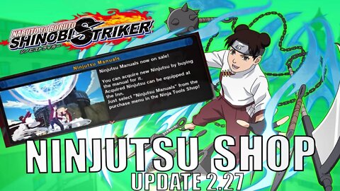 Tentens Shop Update! New Ninja Tool Items! Naruto to Boruto Shinobi Striker!