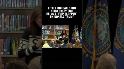 Little Kid Calls Out Nikki Haley For Being a Flip Flopper on Donald Trump