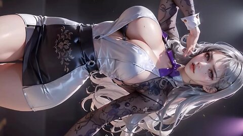 Sexy sister in stage in sexy cosplay AI lookbook