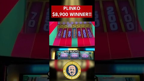 PLINKO $8,900 WINNER! #shorts