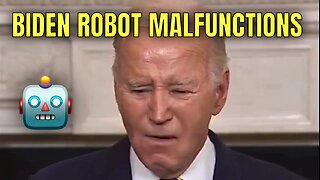 ROBOT PRESIDENT BIDEN MALFUNCTIONED TODAY 🤖💥