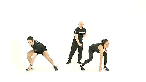 Cardio Moves: Shuffle with a floor tap