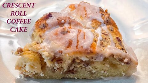 CRESCENT ROLL COFFEE CAKE, Jelly Filled Easy Coffee Cake