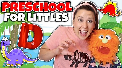 Preschool videos Circle Time, Phonics, colors, numbers - Dinosaur class