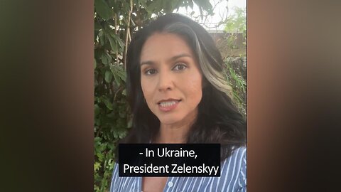 Tulsi Gabbard: Zelensky cancels the Presidential election