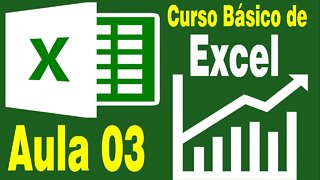 Curso de Excel Básico- Aula 03 inserir dados no Excel e seleção básica