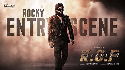 Rocky Bhai Mass Entry Scene | KGF 2 | Yash