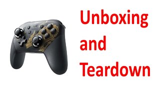 Monster Hunter Rise Pro Controller Unboxing and Teardown