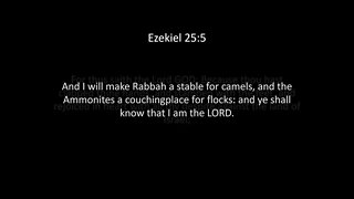 Ezekiel Chapter 25
