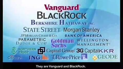 Vanguard and BlackRock will own almost everything on Earth. by 2028