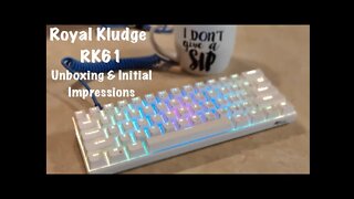The Best Budget 60% RGB Gaming Keyboard - RK61 Unboxing & Initial Impression